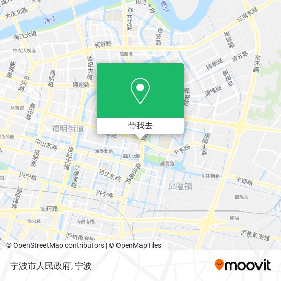 宁波市人民政府地图