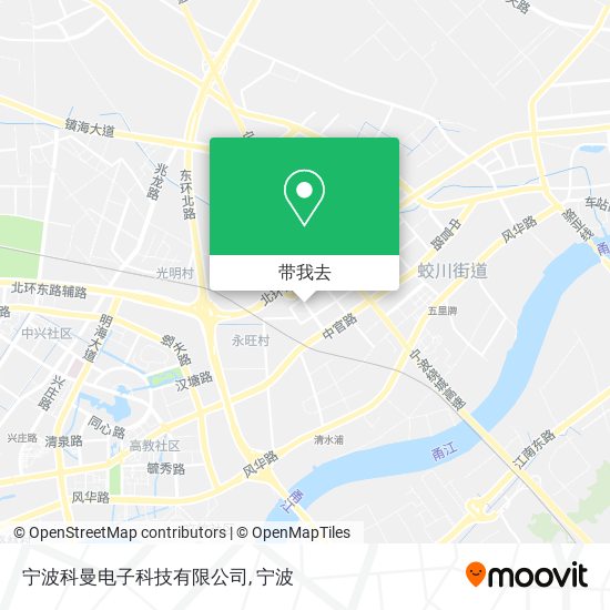 宁波科曼电子科技有限公司地图