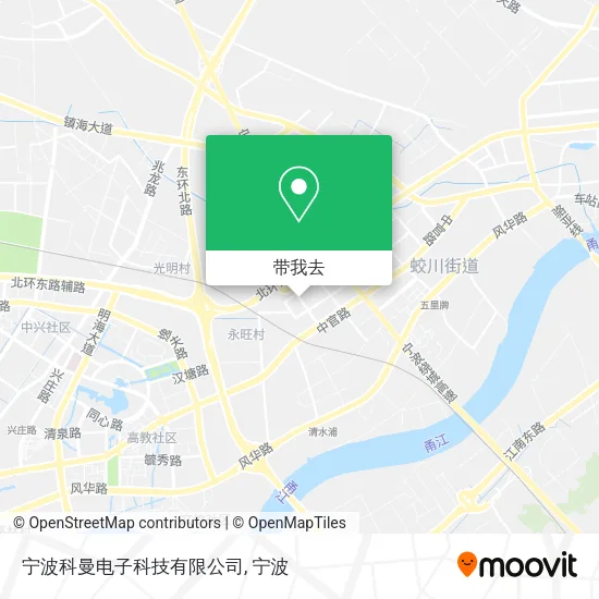 宁波科曼电子科技有限公司地图