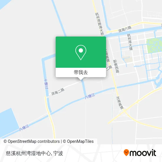 慈溪杭州湾湿地中心地图