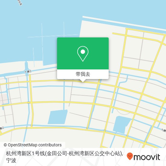 杭州湾新区1号线(金田公司-杭州湾新区公交中心站)地图