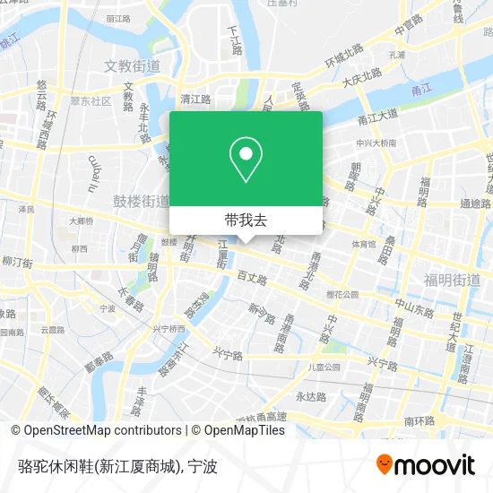 骆驼休闲鞋(新江厦商城)地图