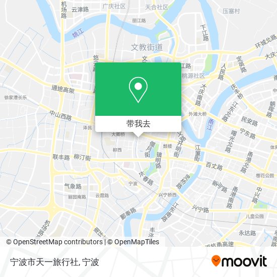 宁波市天一旅行社地图