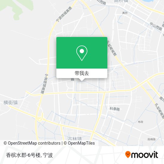 香槟水郡-6号楼地图