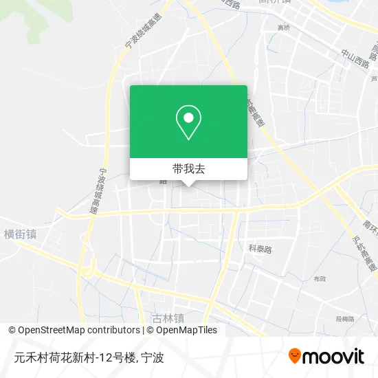 元禾村荷花新村-12号楼地图