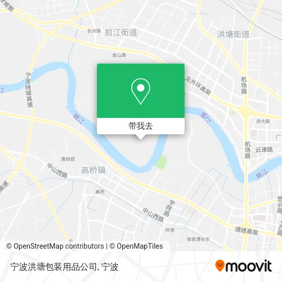 宁波洪塘包装用品公司地图