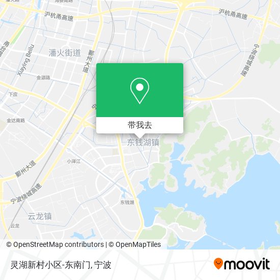 灵湖新村小区-东南门地图