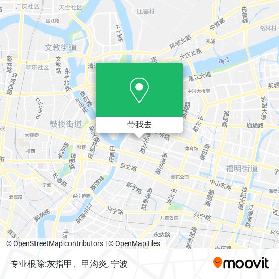 专业根除:灰指甲、甲沟炎地图