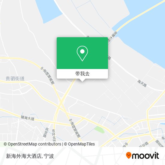 新海外海大酒店地图