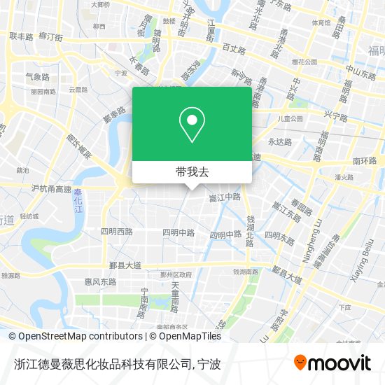浙江德曼薇思化妆品科技有限公司地图