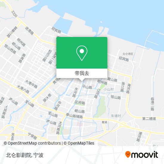 北仑影剧院地图