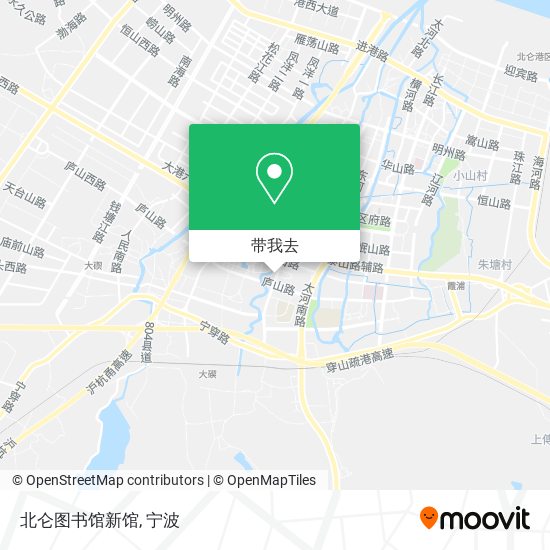 北仑图书馆新馆地图