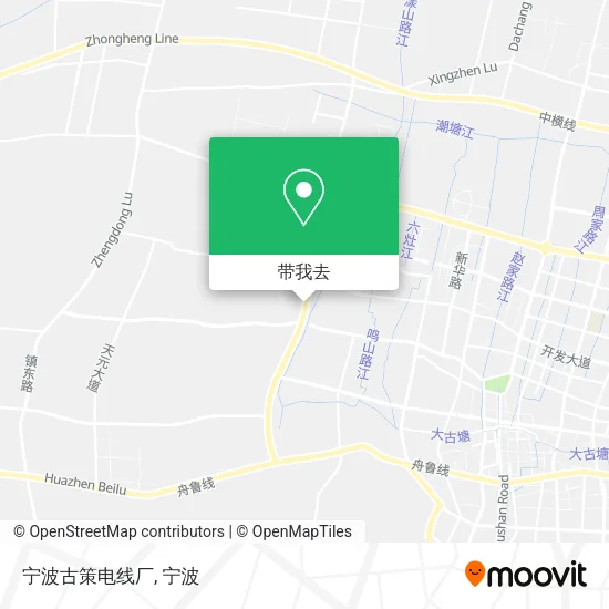 宁波古策电线厂地图
