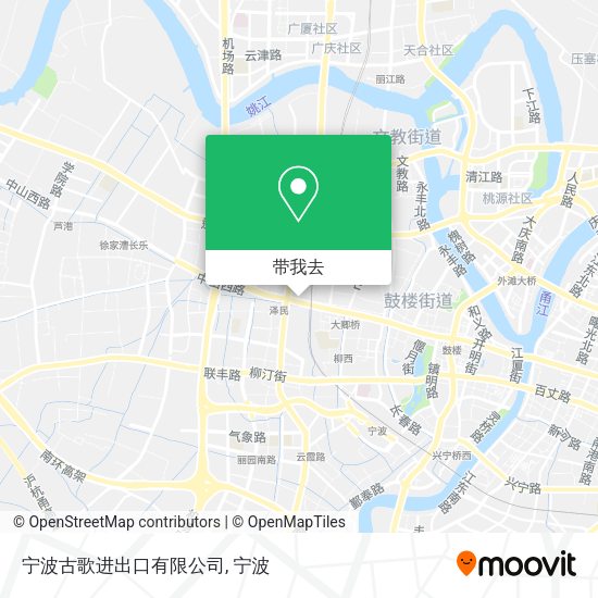 宁波古歌进出口有限公司地图