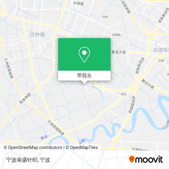 宁波南盛针织地图