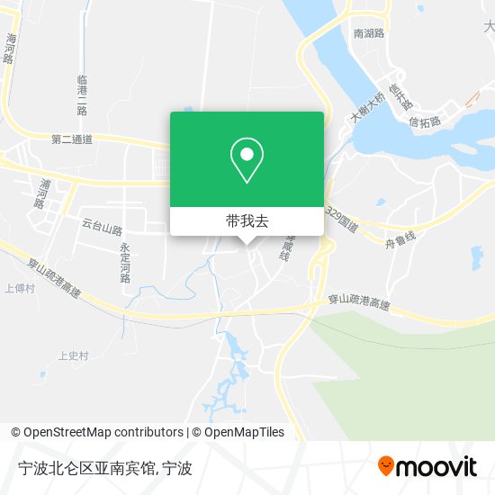 宁波北仑区亚南宾馆地图