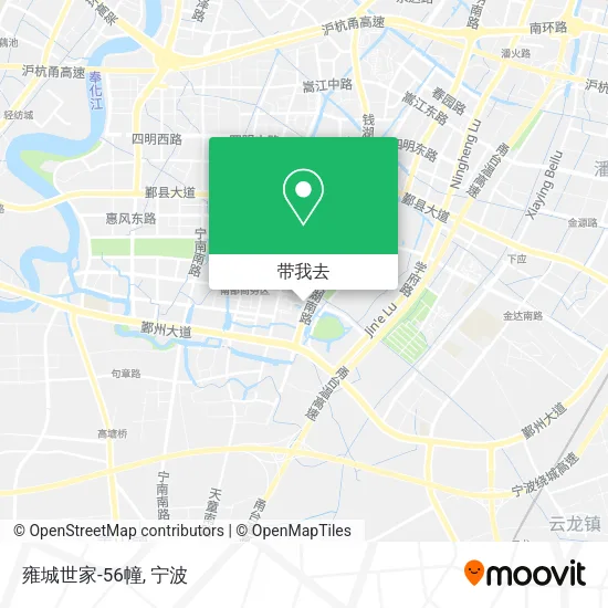 雍城世家-56幢地图