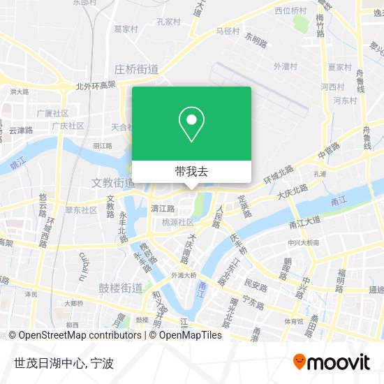 世茂日湖中心地图