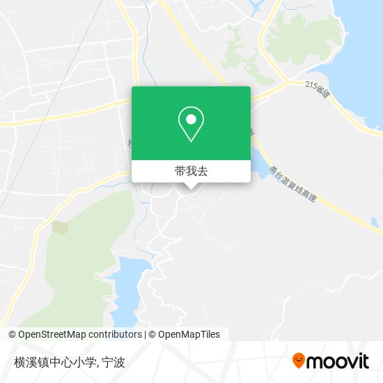 横溪镇中心小学地图