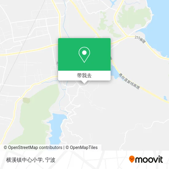 横溪镇中心小学地图