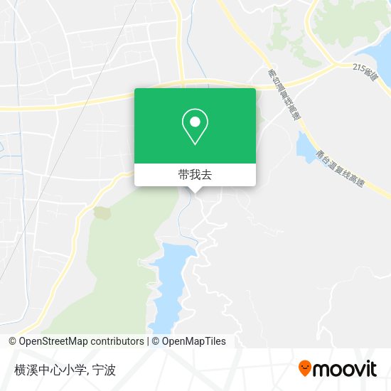 横溪中心小学地图