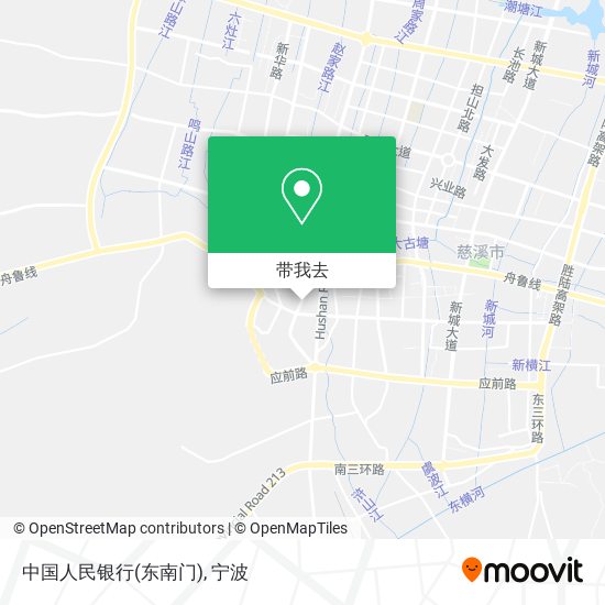 中国人民银行(东南门)地图