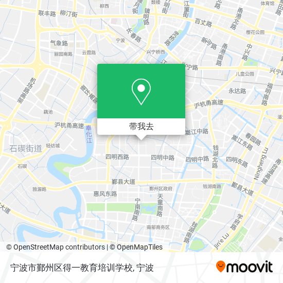 宁波市鄞州区得一教育培训学校地图