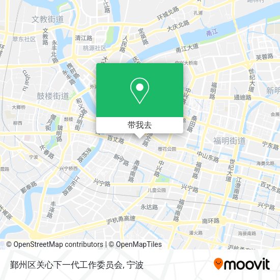 鄞州区关心下一代工作委员会地图