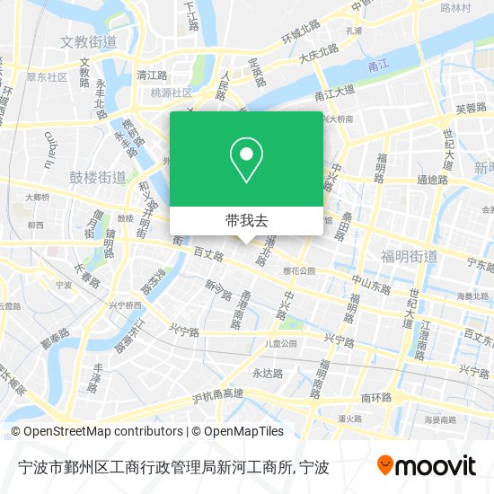 宁波市鄞州区工商行政管理局新河工商所地图