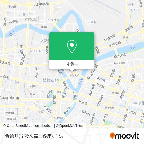 肯德基(宁波来福士餐厅)地图