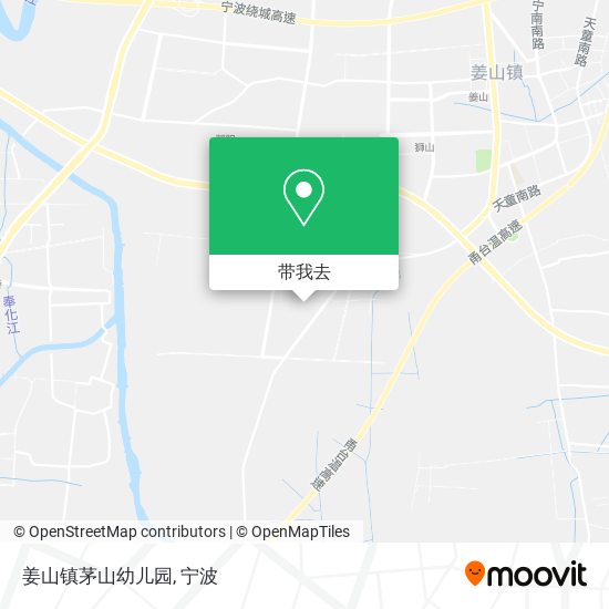 姜山镇茅山幼儿园地图