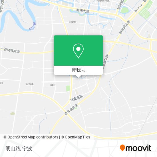 明山路地图