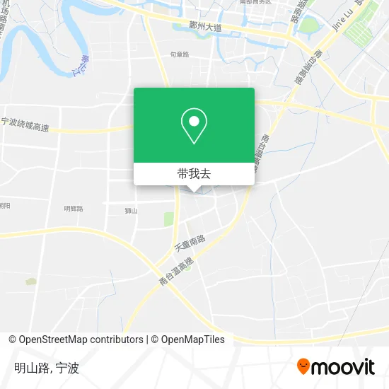 明山路地图