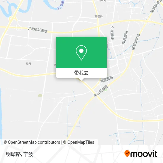 明曙路地图
