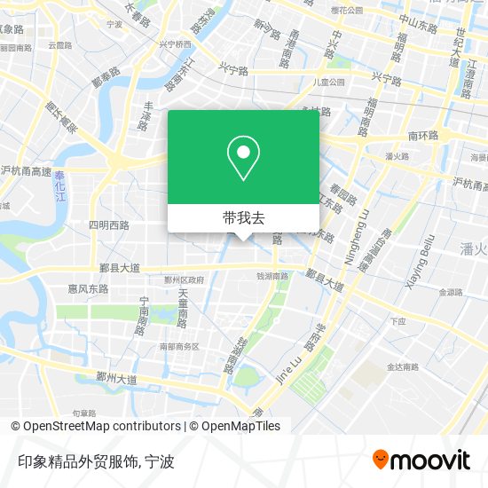 印象精品外贸服饰地图