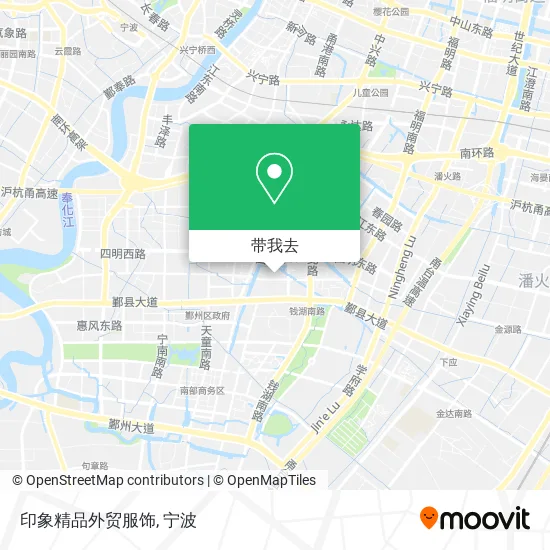 印象精品外贸服饰地图