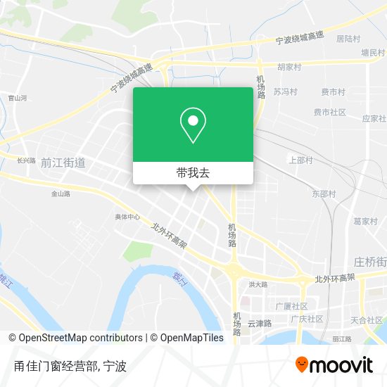 甬佳门窗经营部地图
