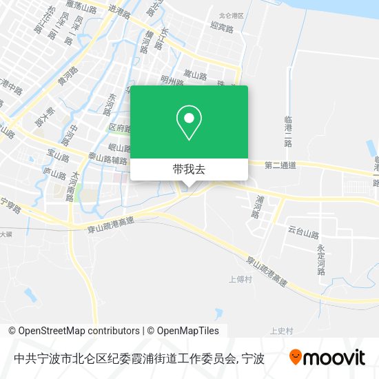 中共宁波市北仑区纪委霞浦街道工作委员会地图