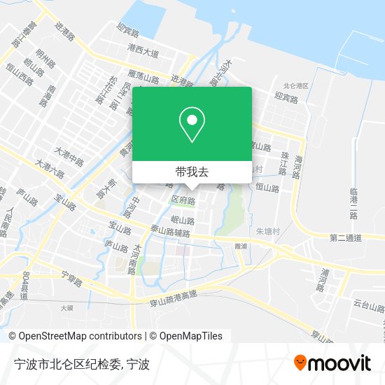 宁波市北仑区纪检委地图