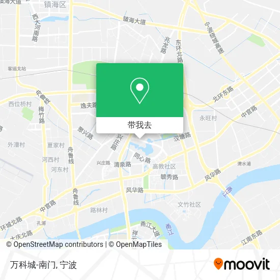 万科城-南门地图