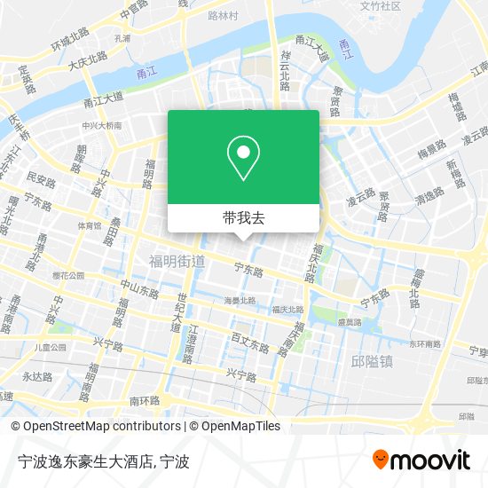 宁波逸东豪生大酒店地图