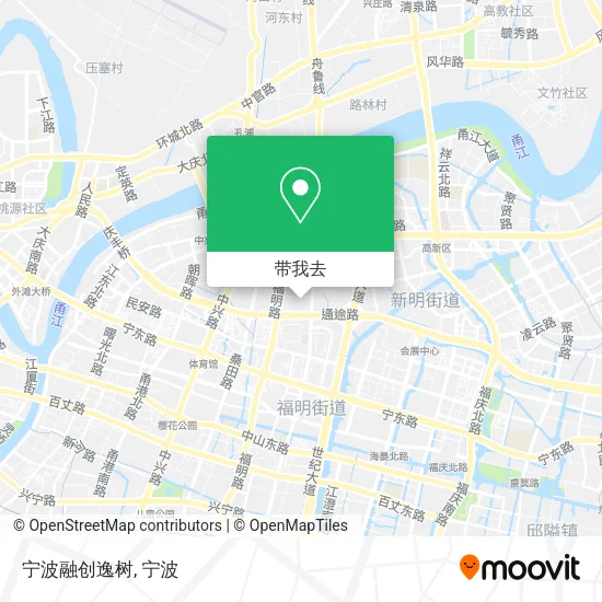 宁波融创逸树地图