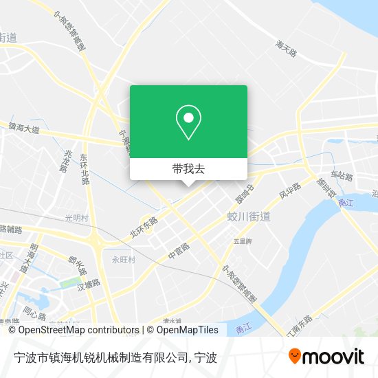 宁波市镇海机锐机械制造有限公司地图