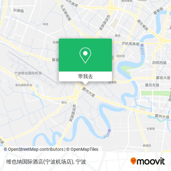维也纳国际酒店(宁波机场店)地图