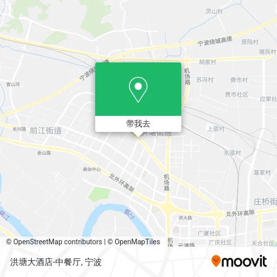 洪塘大酒店-中餐厅地图