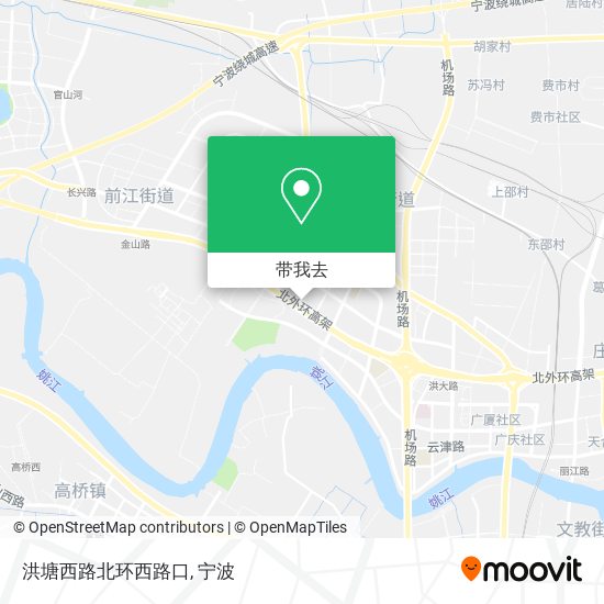 洪塘西路北环西路口地图