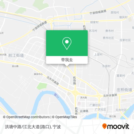 洪塘中路/江北大道(路口)地图