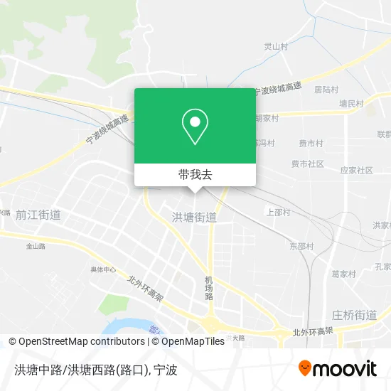洪塘中路/洪塘西路(路口)地图