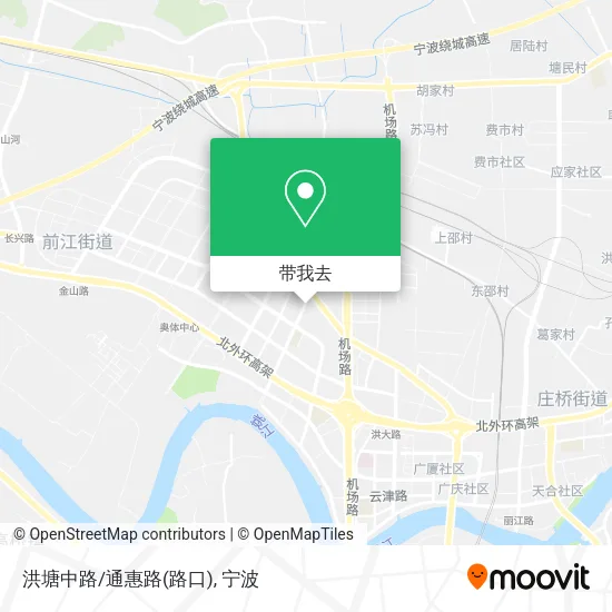 洪塘中路/通惠路(路口)地图