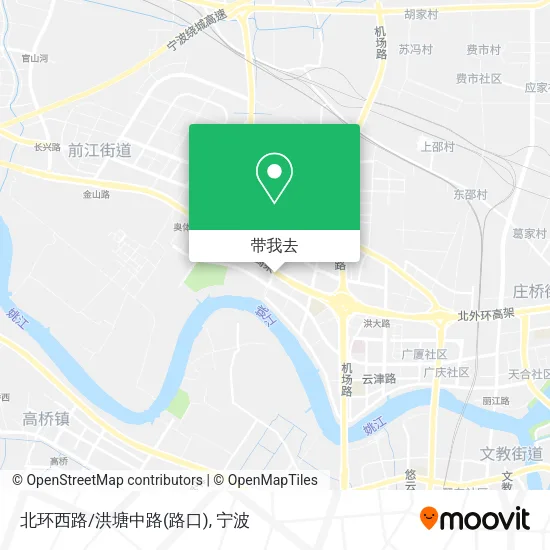 北环西路/洪塘中路(路口)地图
